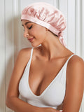 SilkSilky IT Seta pura Sleep Cap Rosa 007