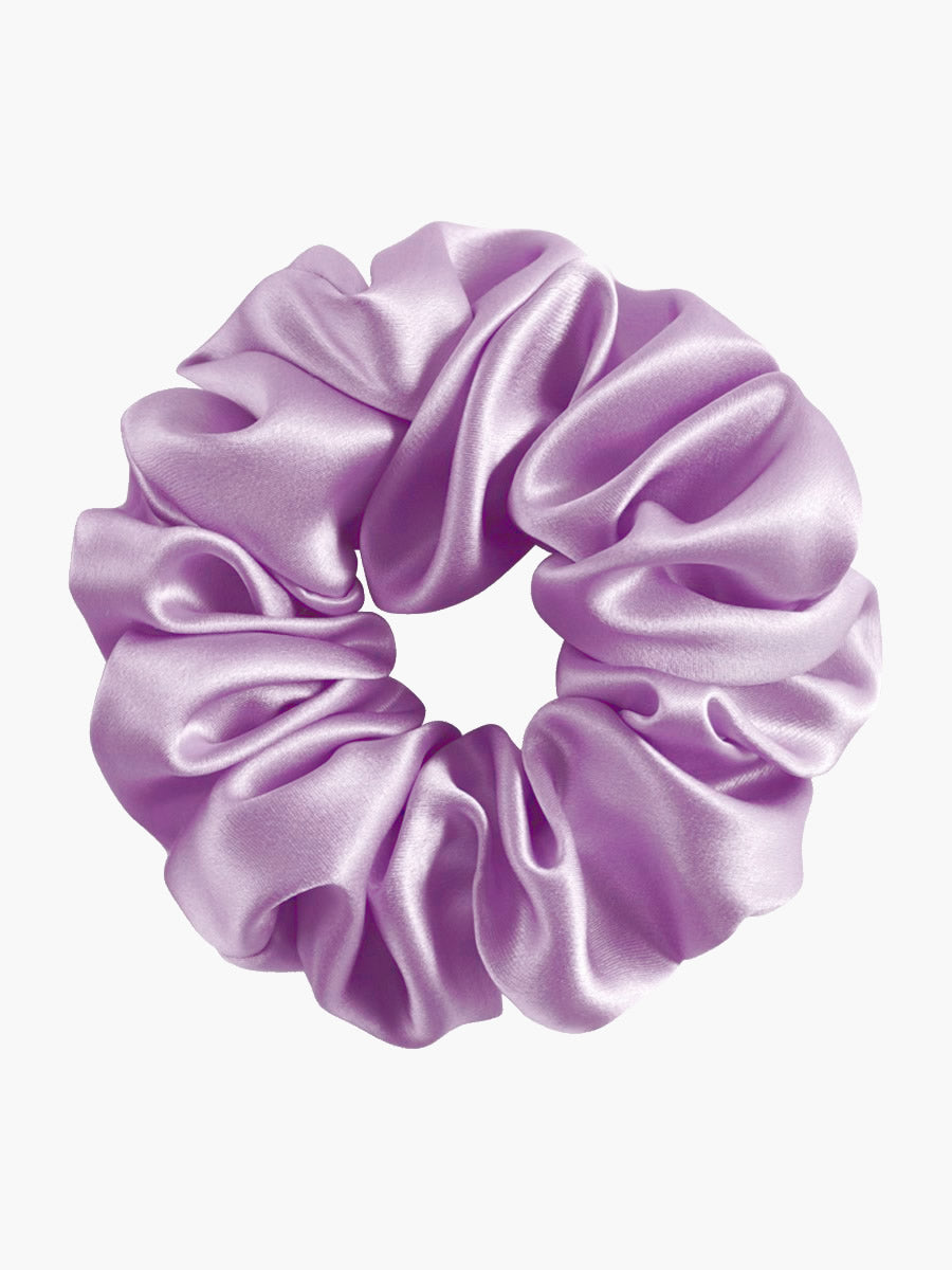 [Lavanda] SilkSilky-IT 19Momme Seta pura Scrunchie 003
