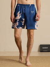 [Blu Scuro] SilkSilky-IT Mens Sleep Bottoms 003
