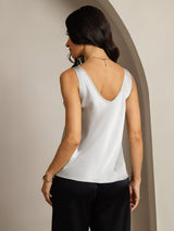 [Argento] SilkSilky-IT Sleeveless V Neck Cami 002