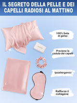 [Malva Pallido] SilkSilky-IT 19Momme Seta pura Pillowcase Set 002