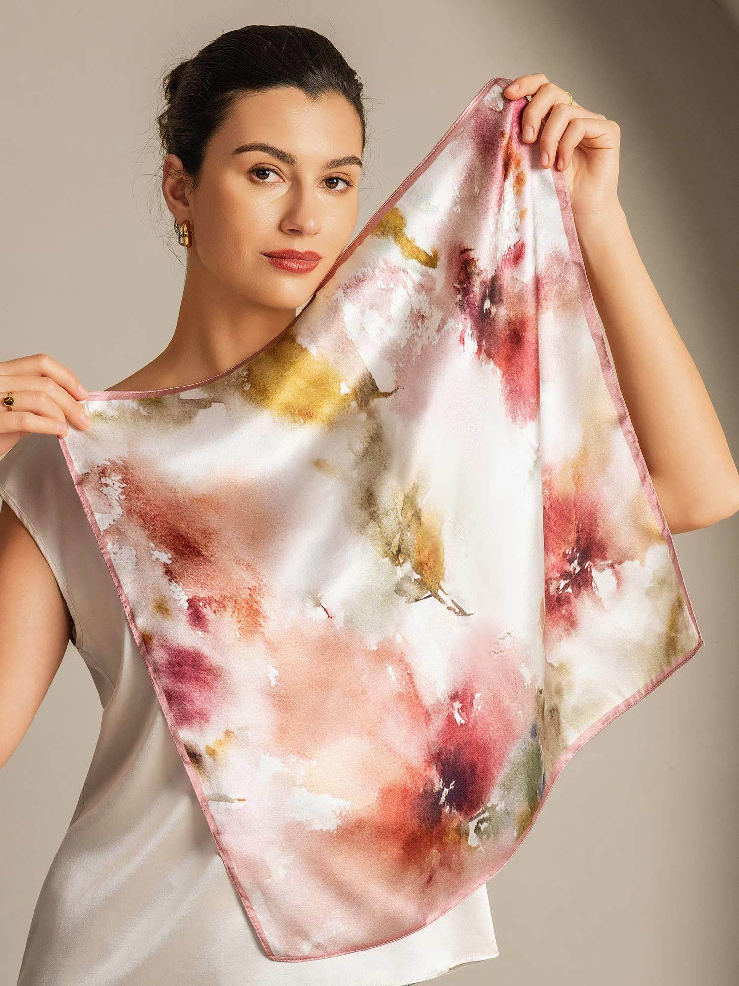 [P101] SilkSilky-IT Seta pura Scarf 003,