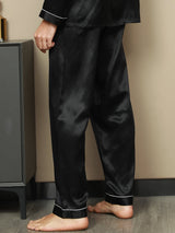 [Nero] SilkSilky-IT Seta pura Mens Sleep Bottoms 005,