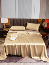 [Beige] SilkSilky-IT 22Momme Set di biancheria da letto 001