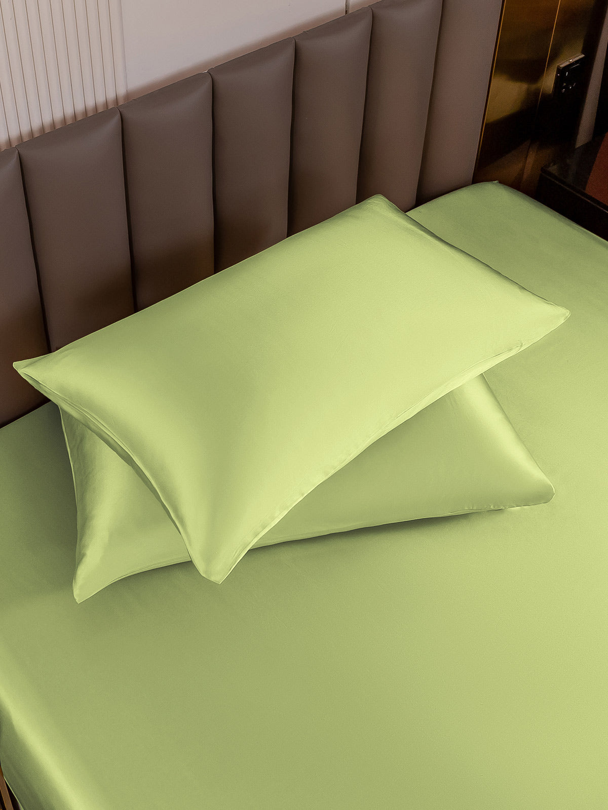 [Menta Verde] SilkSilky-IT 19Momme Seta pura Pillowcase 004