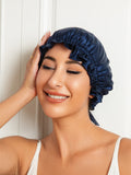 SilkSilky-IT Seta pura Sleep Cap BluAcuro 003