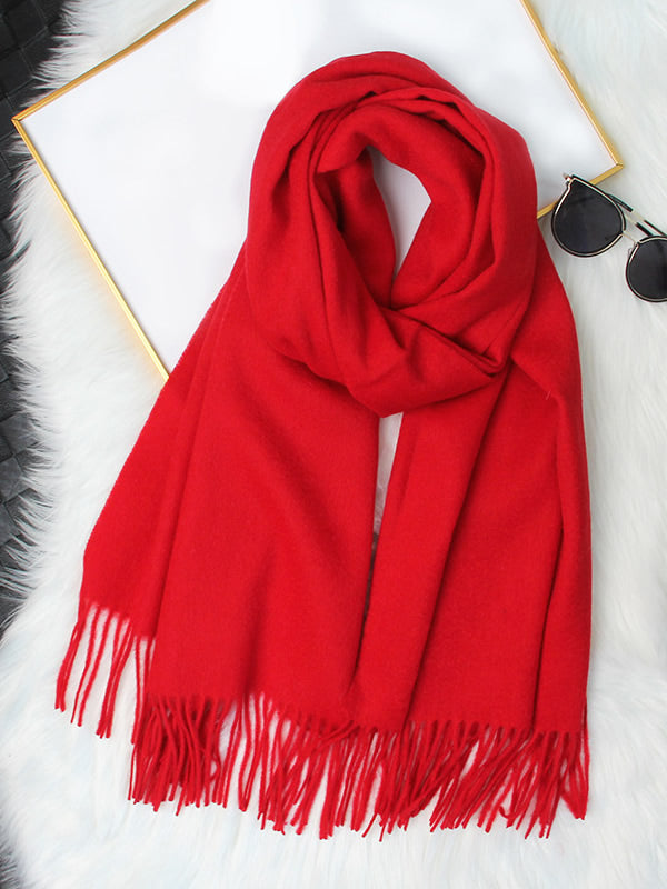 [Rosso] SilkSilky-IT Lana Scarf 004