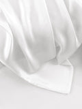 SilkSilky IT 30Momme Seta pura Pillowcase Bianco 007