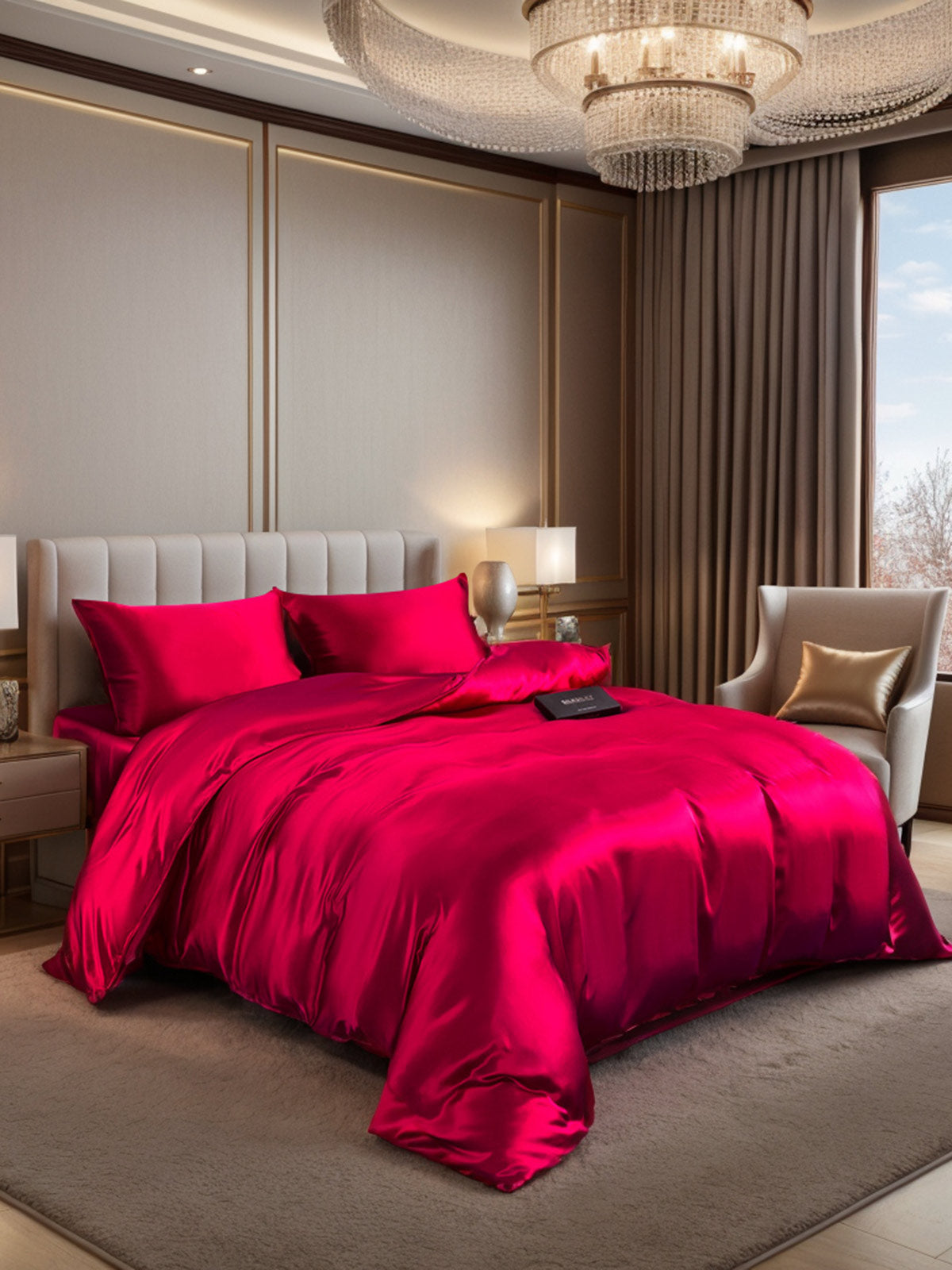 [Vino] SilkSilky-IT 19Momme Seta pura Bedding Set 001