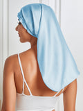 SilkSilky IT Seta pura Sleep Cap Azzurro 006