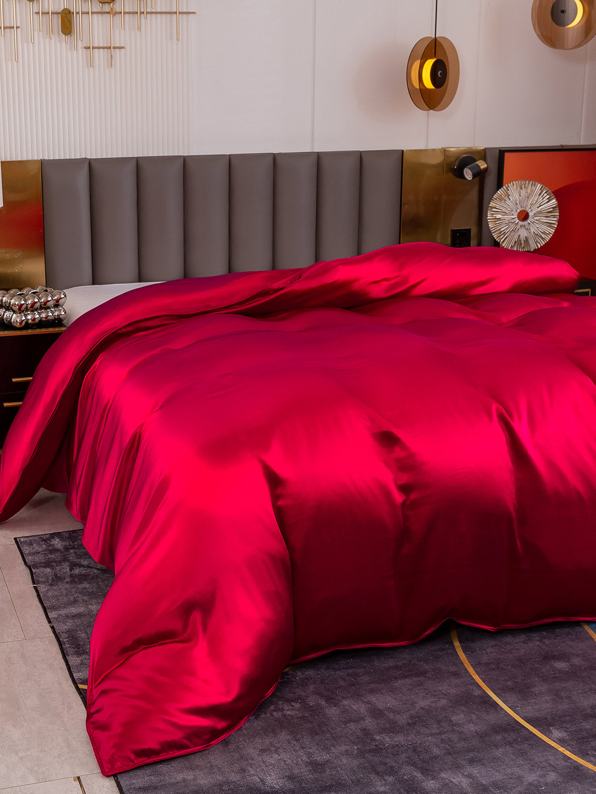 [Vino] SilkSilky-IT 19Momme Seta pura Duvet Cover 005