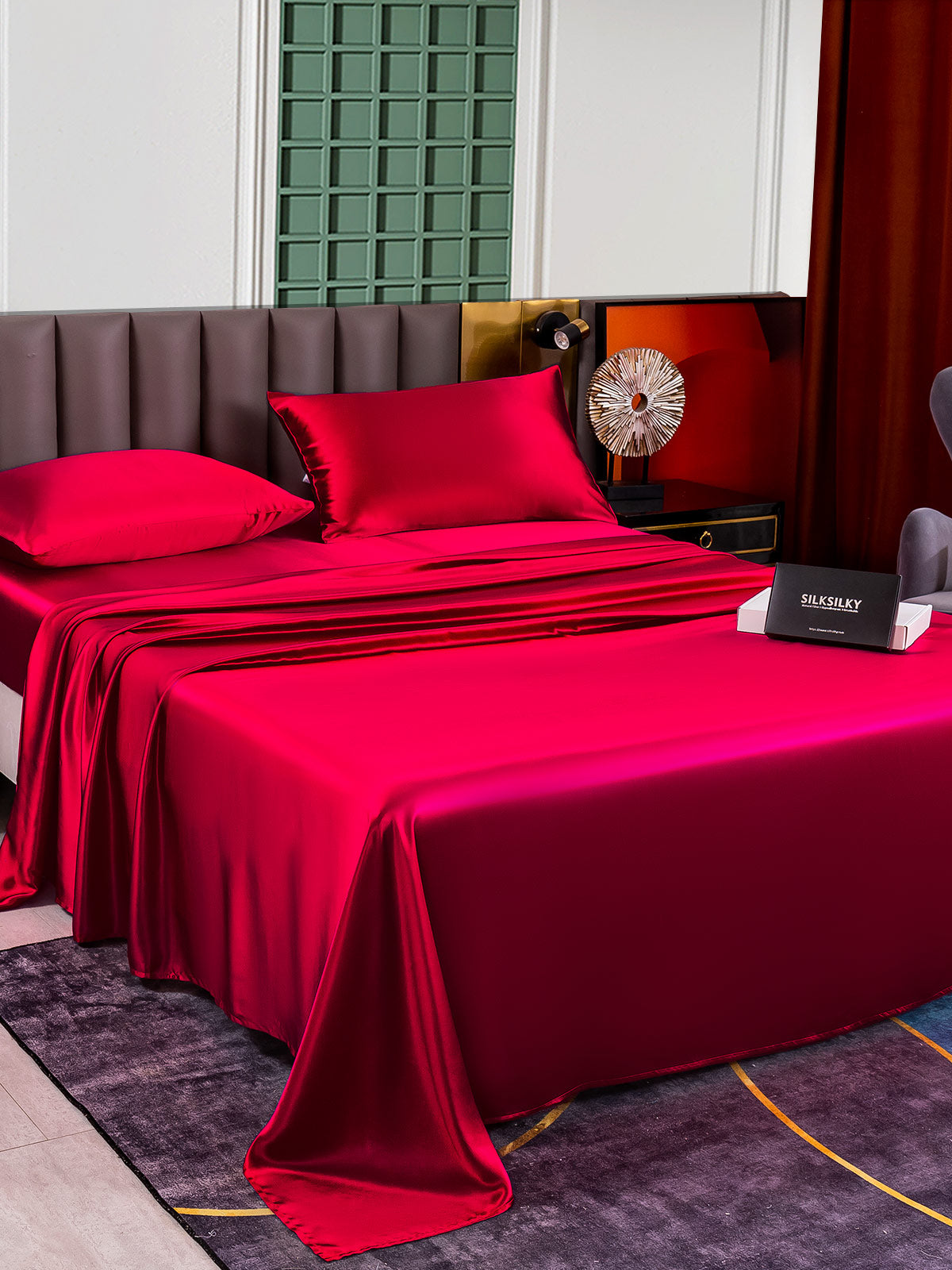 [Vino] SilkSilky-IT 25Momme Seta pura Bedding Set 007