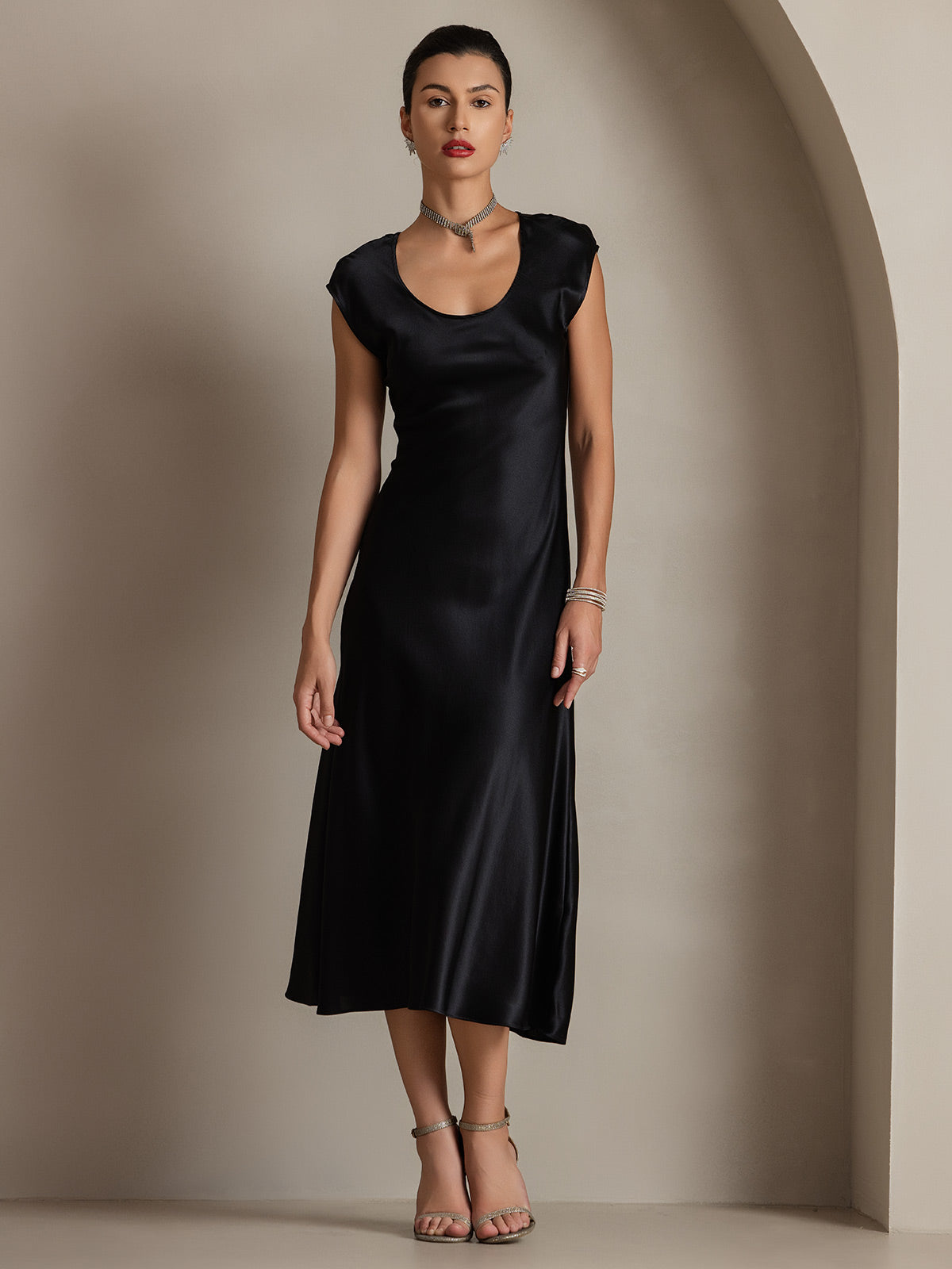 [Nero] SilkSilky-IT 19Momme Seta Dress 003