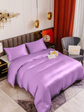 SilkSilky IT 19Momme Seta pura Bedding Set Lavanda 001