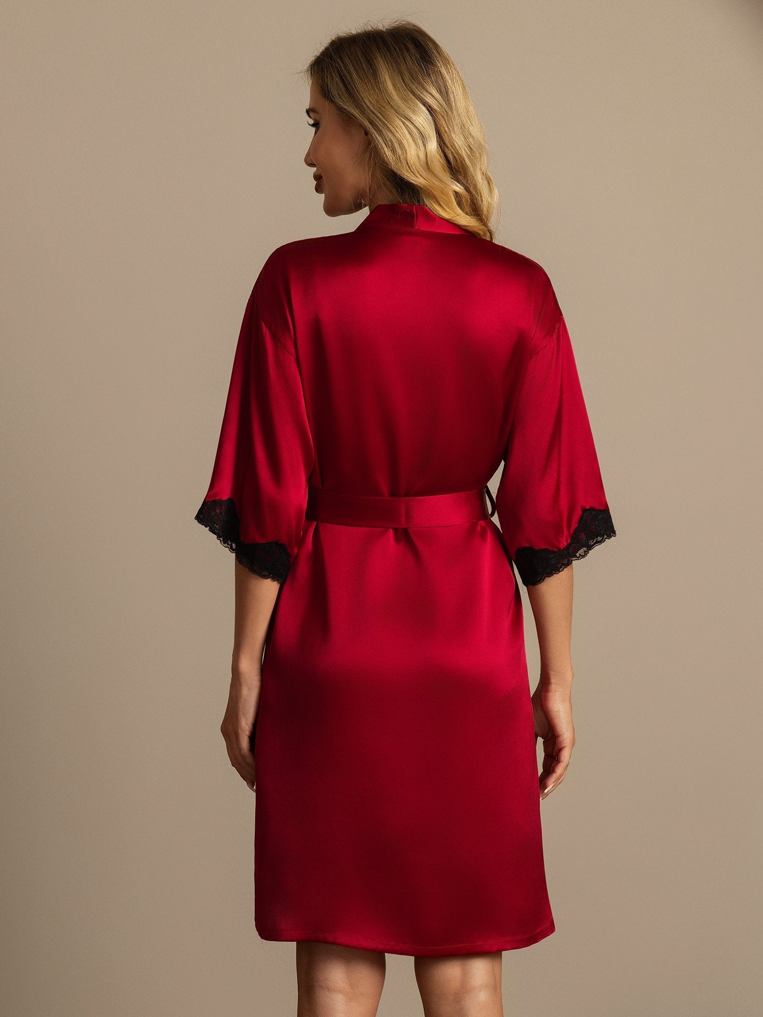 [Vino] SilkSilky-IT Seta pura Womens Robe 002