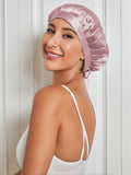 SilkSilky IT Seta pura Sleep Cap MalvaPallido 004