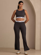 [Grigio] SilkSilky-IT Sleeveless Crew Neck Women's Outfit Sets 004
