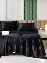 [Nero] SilkSilky-IT 25Momme Set di biancheria da letto 001