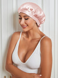 SilkSilky IT Seta pura Sleep Cap Rosa 008