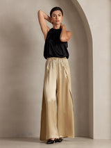 [Champagne] SilkSilky-IT 19Momme Seta Womens Pants 011