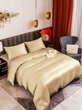 SilkSilky IT 19Momme Seta pura Bedding Set Beige 001