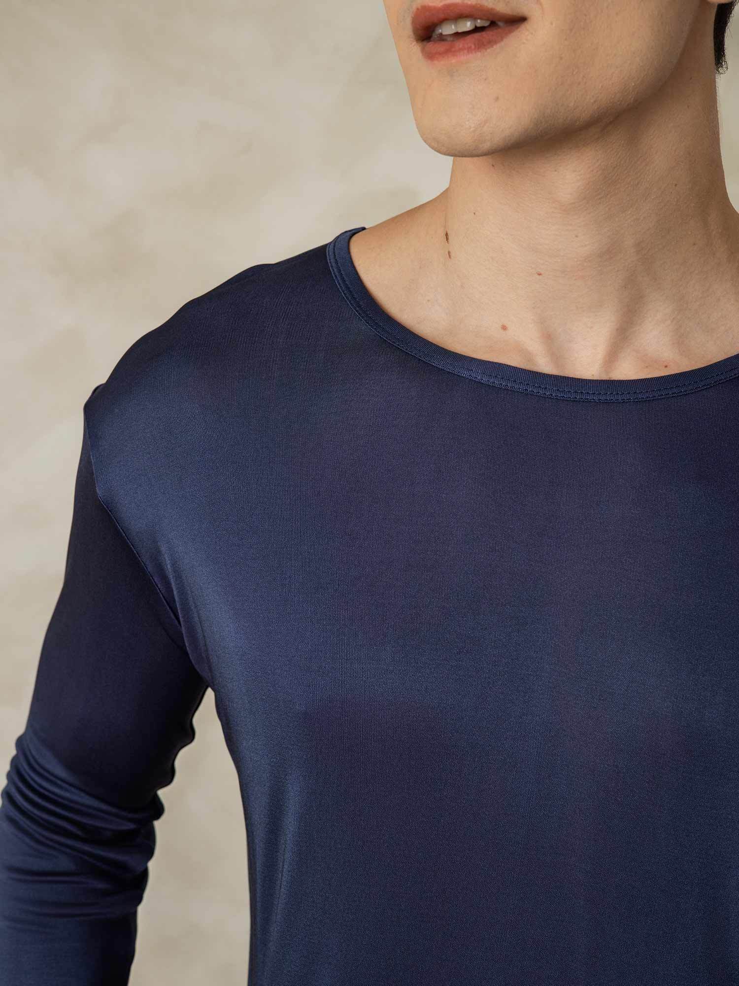 [BluScuro] SilkSilky-IT Seta Mens Pajamas 004