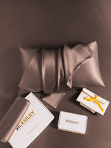 [Marrone] SilkSilky-IT 19Momme Seta pura Pillowcase 006