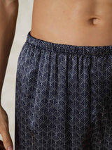 [Ginkgo Blu Navy] SilkSilky-IT Mens Sleep Bottoms 007