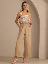[Curry] SilkSilky-IT Womens Pants 006