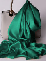 [Verde Scuro] SilkSilky-IT Sciarpa 001