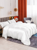[Bianco] SilkSilky-IT 19Momme Set di biancheria da letto 004