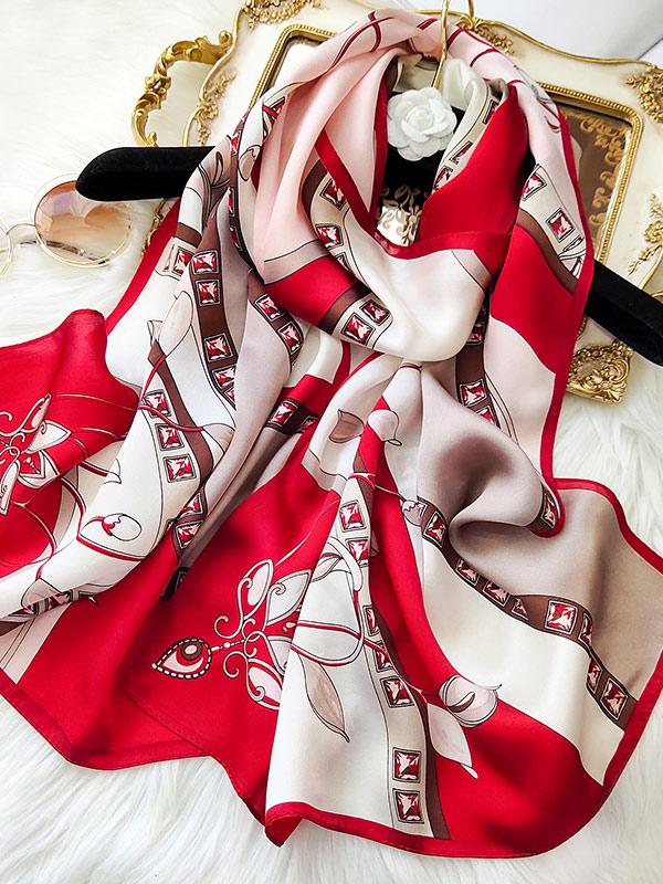 SilkSilky-IT Seta pura Scarf P082 001