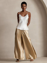 [Champagne] SilkSilky-IT 19Momme Seta Womens Pants 004
