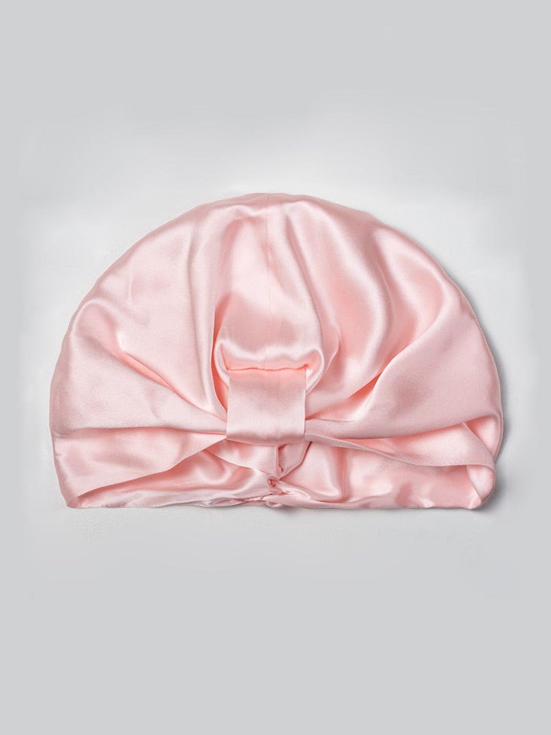 [Rosa Chiaro] SilkSilky-IT Seta pura Sleep Cap 005