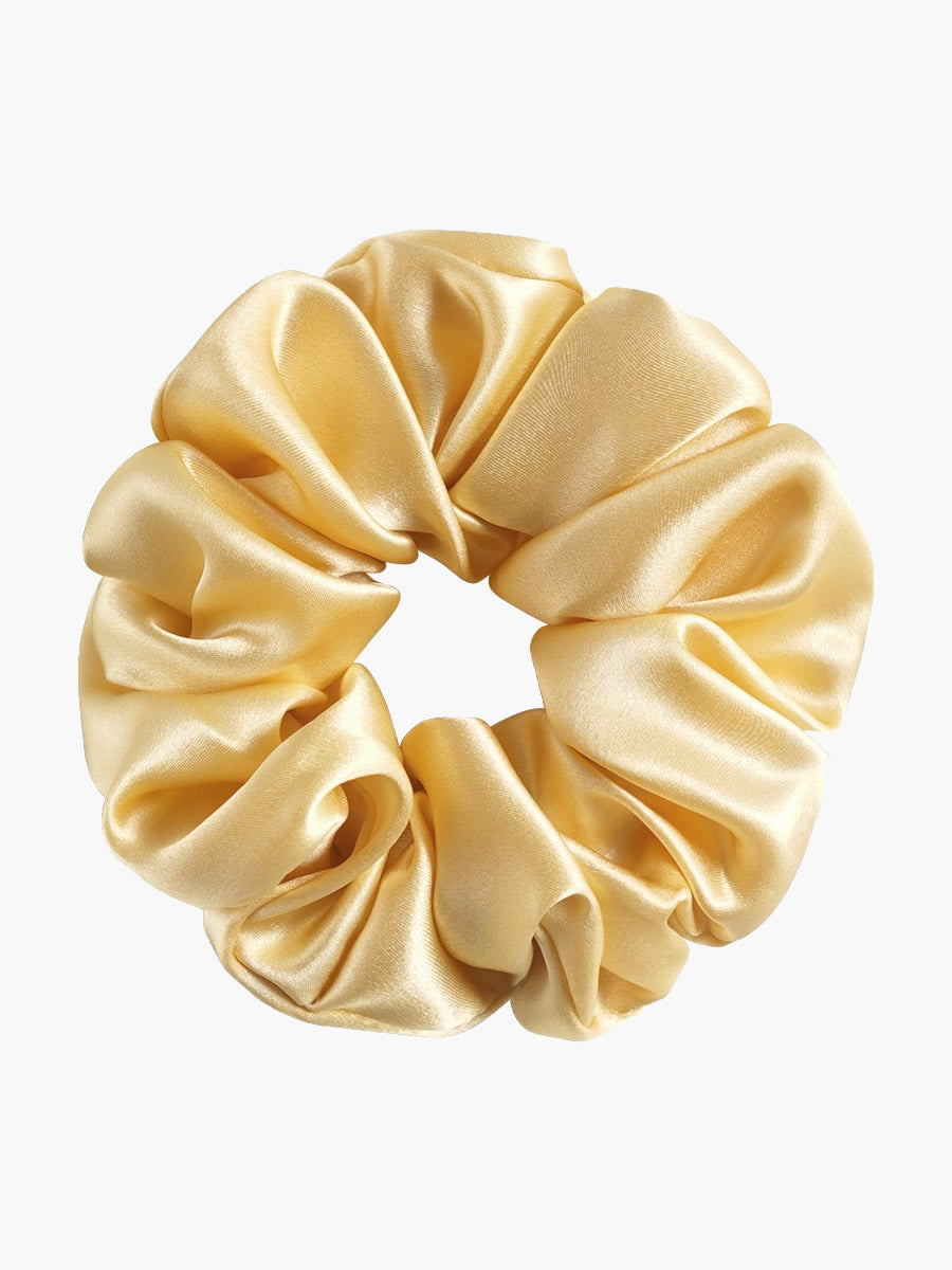 [Champagne] SilkSilky-IT 19Momme Seta pura Scrunchie 003