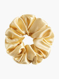 SilkSilky-IT 19Momme Seta pura Scrunchie Champagne 003