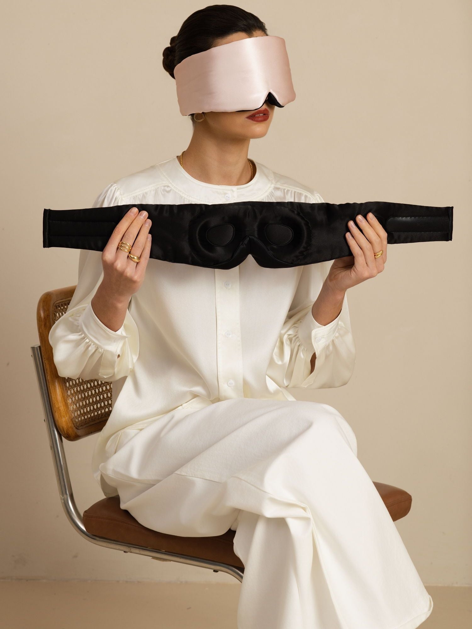 [Rosa] SilkSilky-IT Mascherina da Notte 003