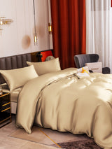 [Beige] SilkSilky-IT 19Momme Bedding Set 005