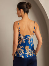 [Drago Navy] SilkSilky-IT Seta pura Camisoles 002,