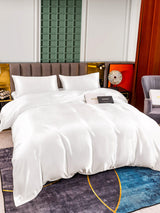 [Bianco] SilkSilky-IT 25Momme Set di biancheria da letto 005