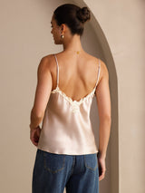 [Rosa] SilkSilky-IT Sleeveless V Neck Cami 002