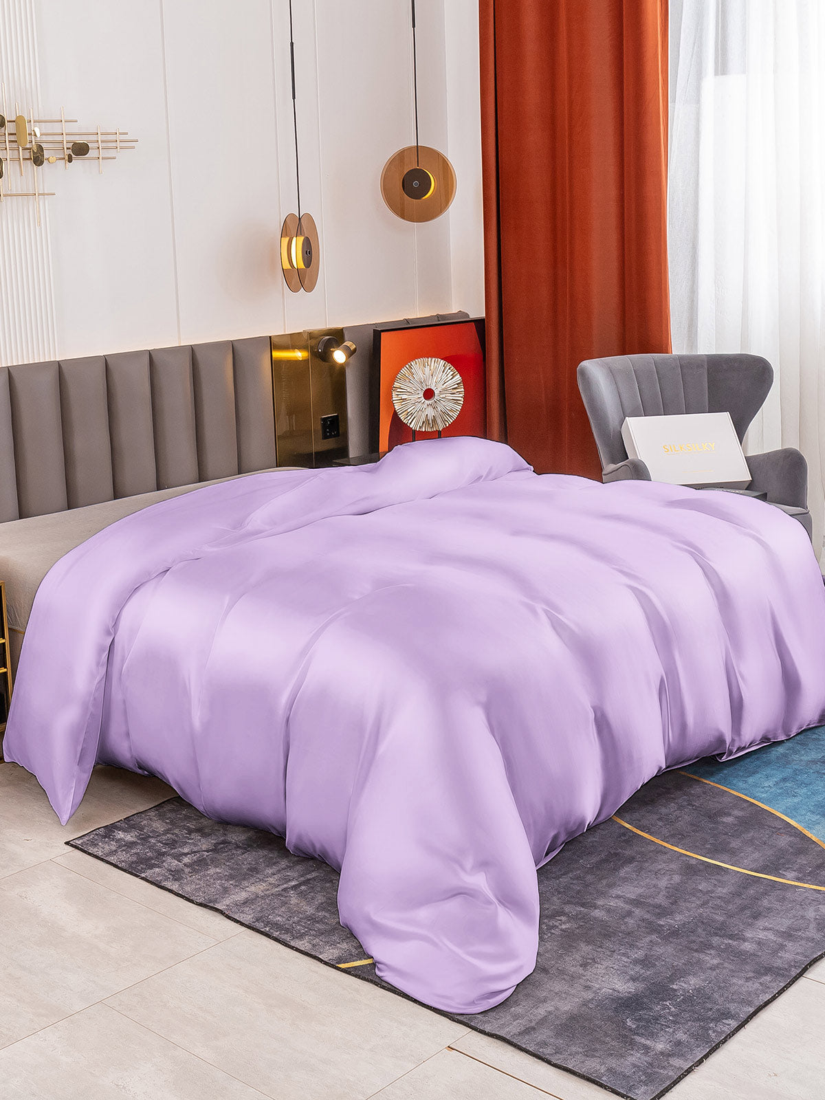 [Lavanda] SilkSilky-IT 19Momme Duvet Covers 001