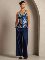 [Drago Navy] SilkSilky-IT Seta pura Camisoles 008,