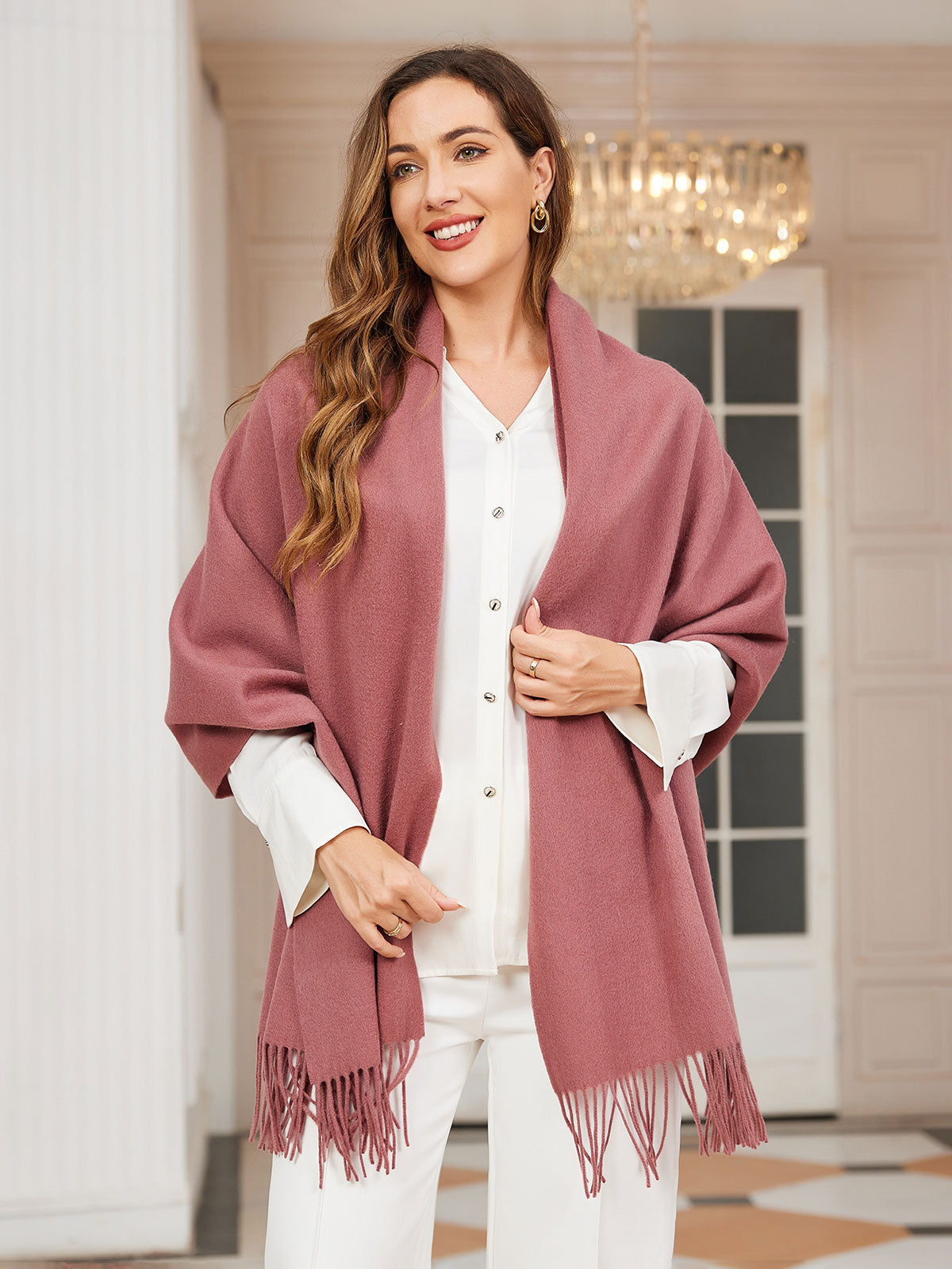 [Malva Pallido] SilkSilky-IT Lana Scarf 003