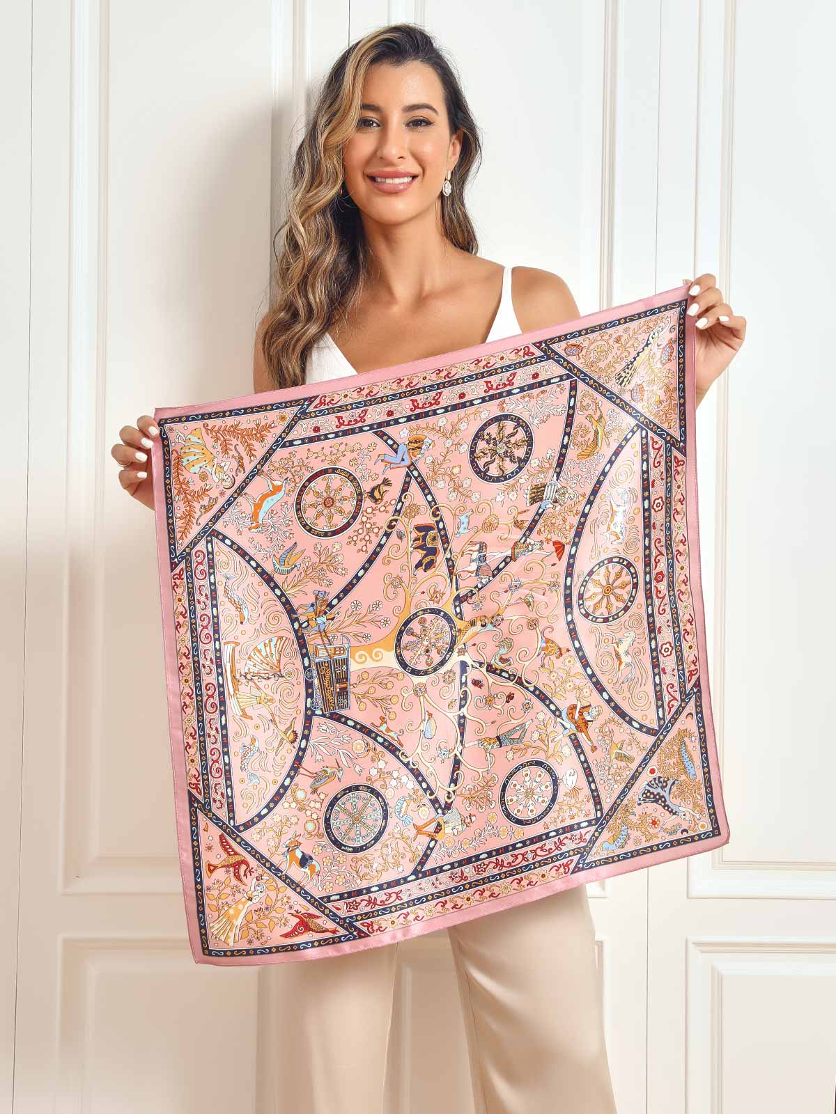 [P058] SilkSilky-IT Seta pura Scarf 001