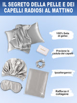 [Argento] SilkSilky-IT 19Momme Seta pura Pillowcase Set 002