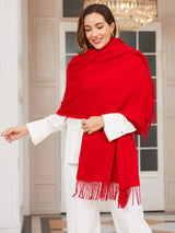 [Rosso] SilkSilky-IT Lana Sciarpa 002