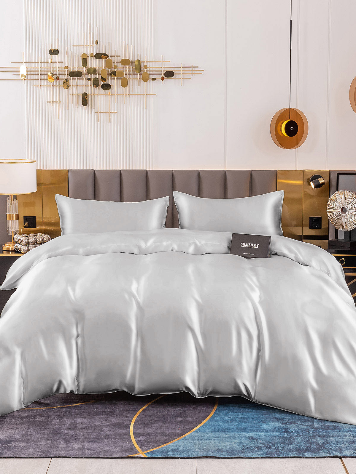 [Argento] SilkSilky-IT 19Momme Seta pura Bedding Set 003