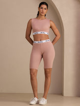 [Rosa] SilkSilky-IT Sleeveless Crew Neck Women's Outfit Sets 006