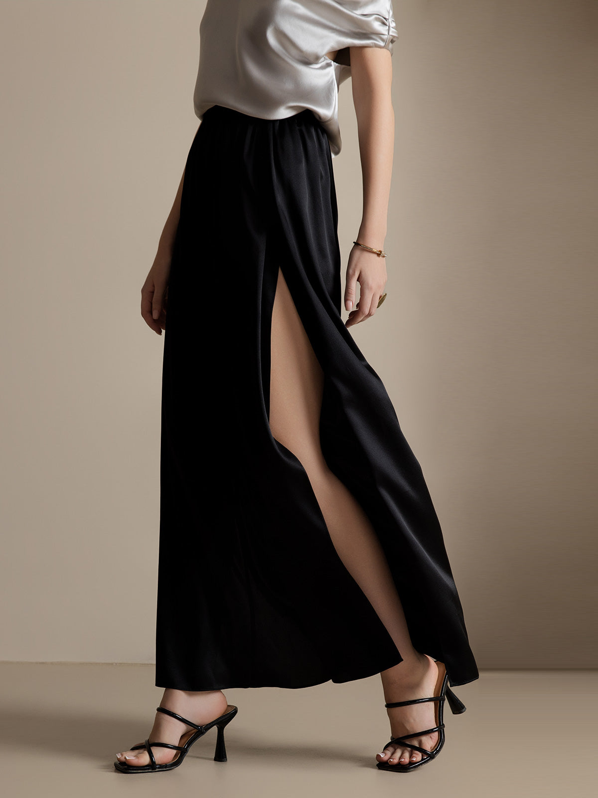 [Nero] SilkSilky-IT 19Momme Seta Womens Pants 003